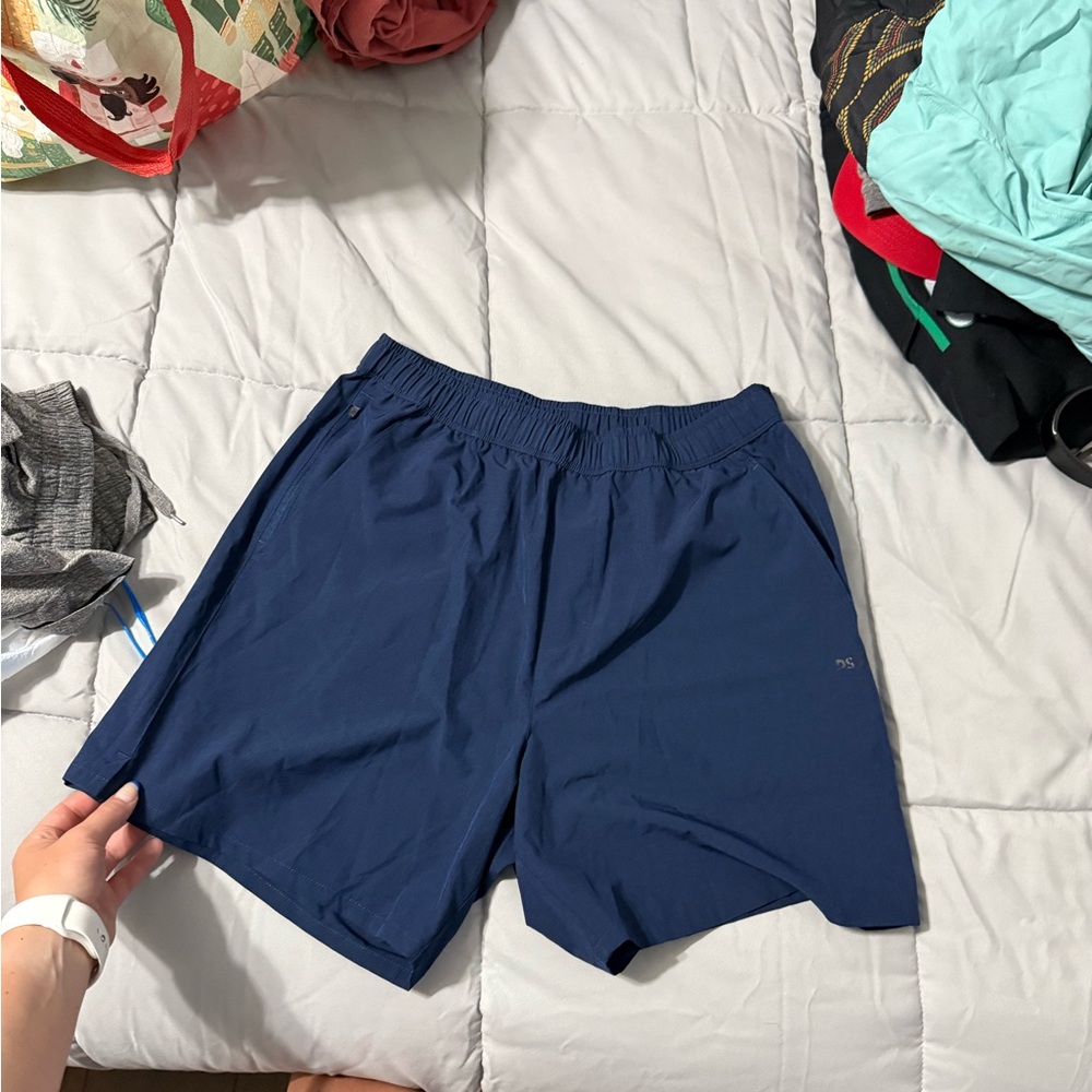 Men's Blue Athletic Shorts
